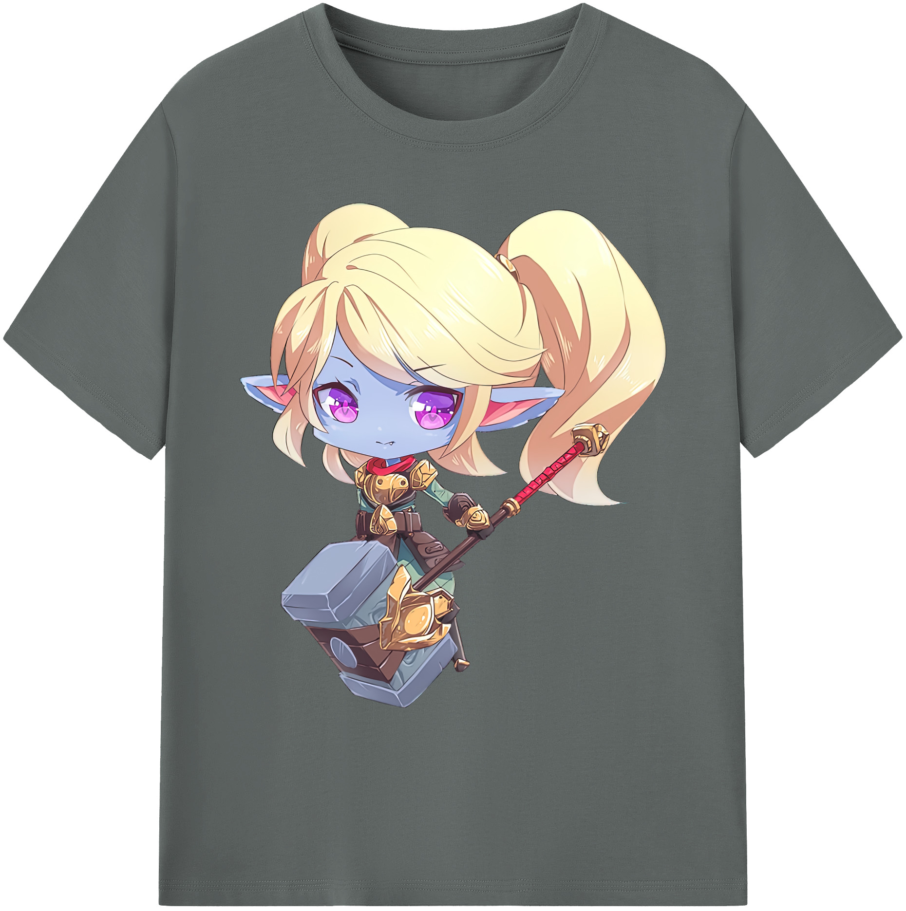 リーグ・オブ・レジェンド League of Legends LOL 綿100％ メンズ半袖Tシャツ｜肌触りやわらか＆通気性